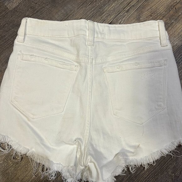 Lulu white high-rise shorts - Picture 3 of 4